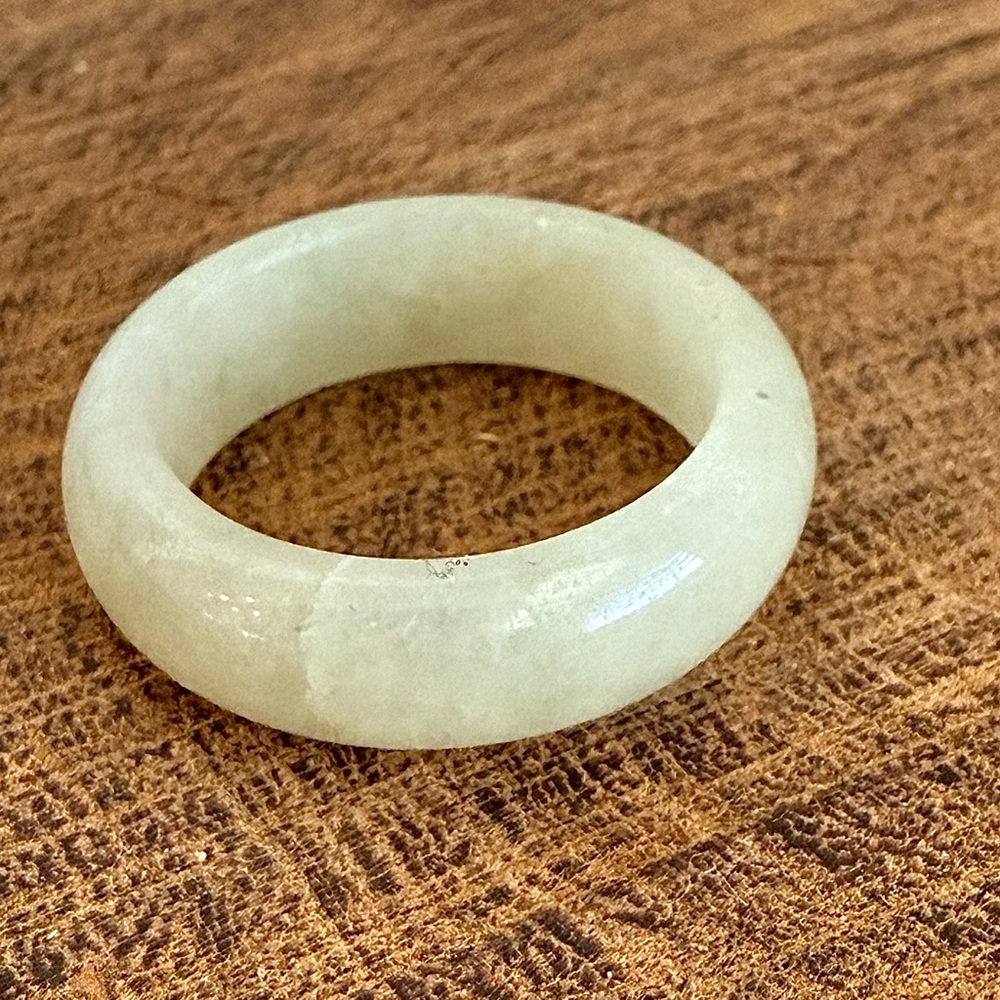 Natural Jade Ring Size 6 - 6.5